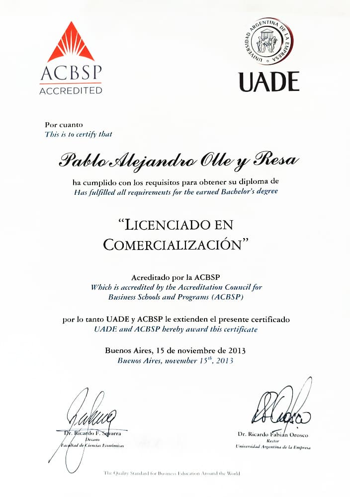 Marketing Degree ACBSP