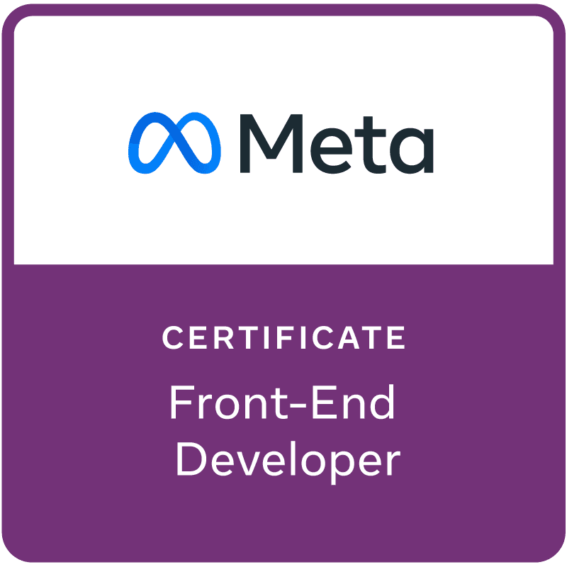 Meta Front-End Badge